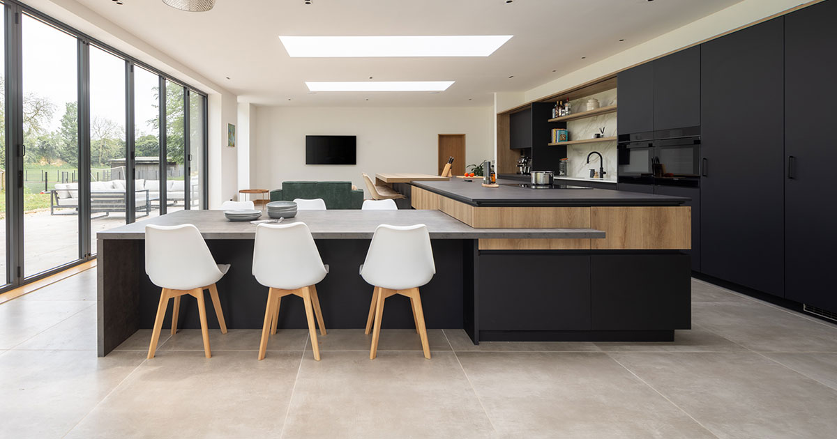 Transforming an Indoor Swimming Pool into a Modern Kitchen